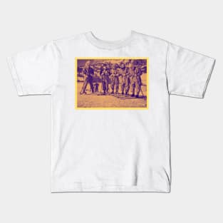 Pack Ride (gold/purple) Kids T-Shirt